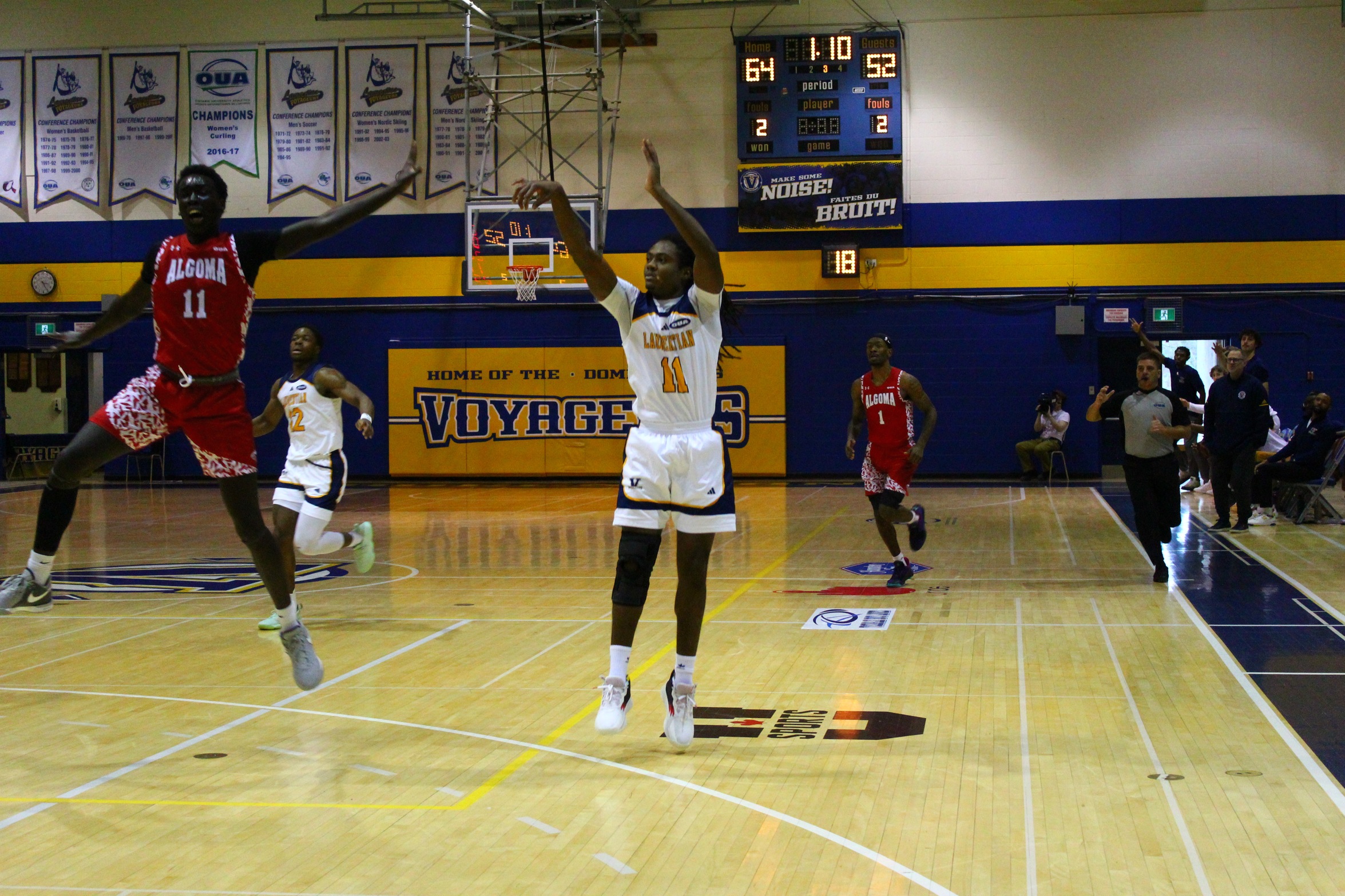 MBB - Les Voyageurs ont partag&eacute; la fin de semaine avec une victoire contre Algoma